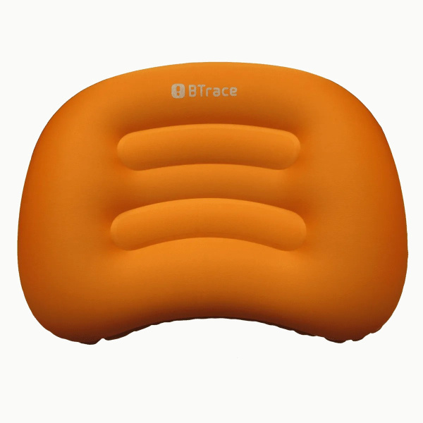 Подушка надувная BTrace Air (51*36*12см, Оранжевый/Серый)